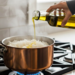 طریقه مصرف روغن زیتون در برنج