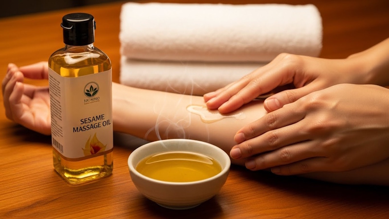 روغن کنجد برای ماساژ